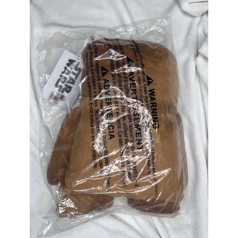 Disney Star Wars Chewie Plush Character Toddler Blanket Brown Boys 30x40 Poly